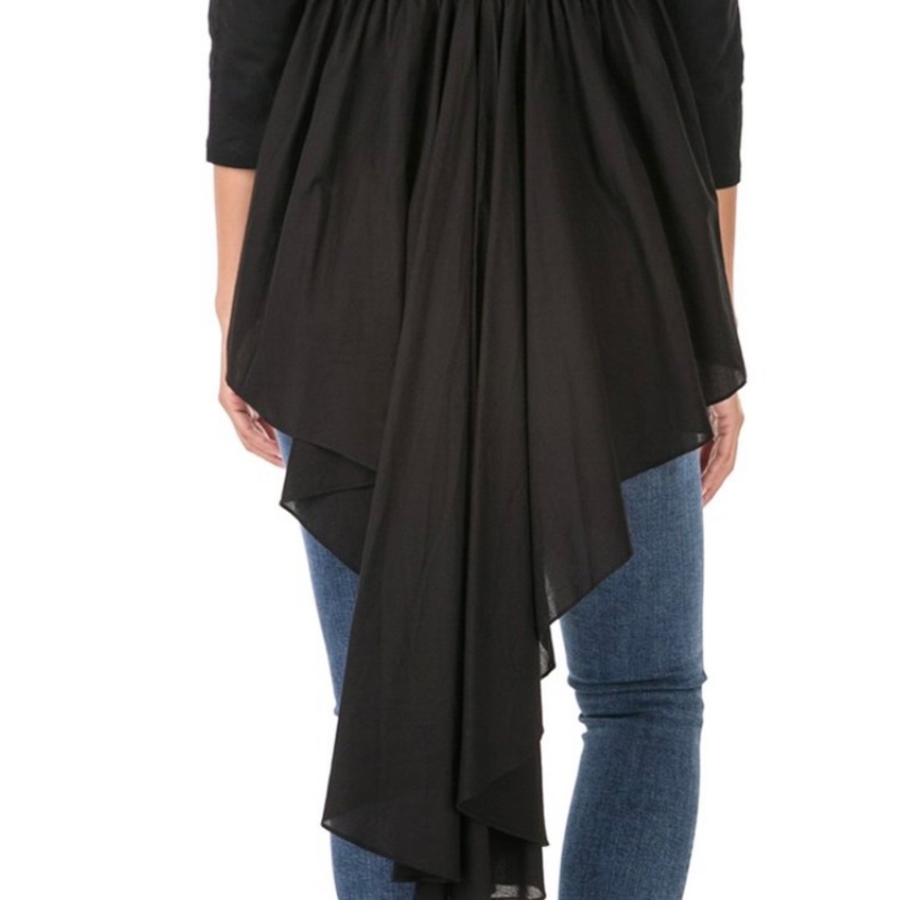 High-Low Back Ruffle Top - Picture 4 of 5